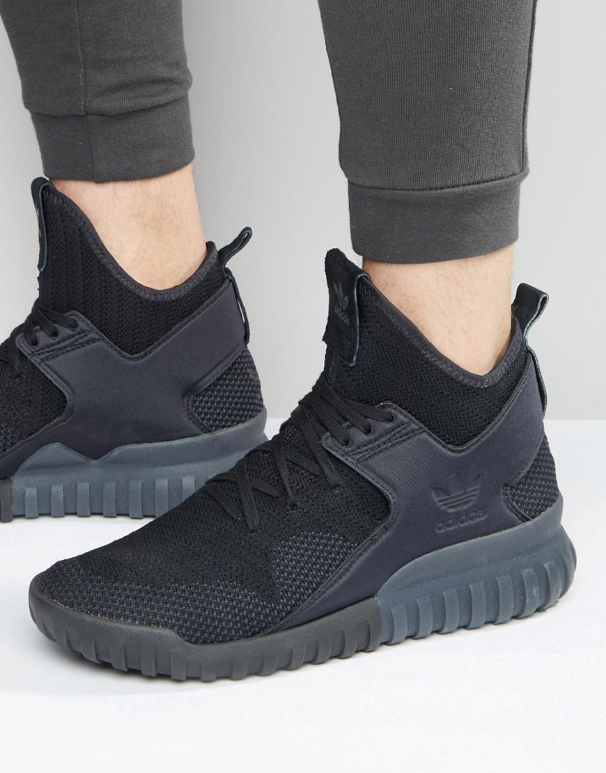 adidas tubular zwart wit