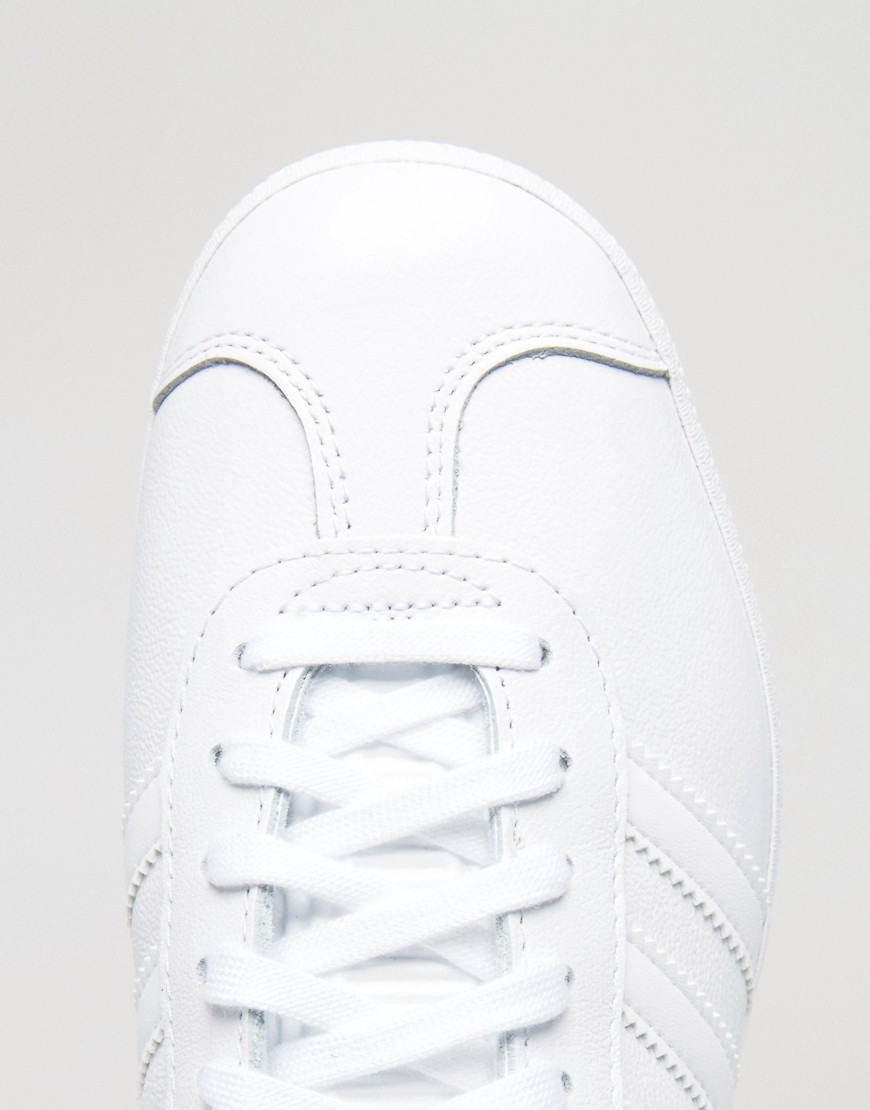 adidas originals gazelle all white