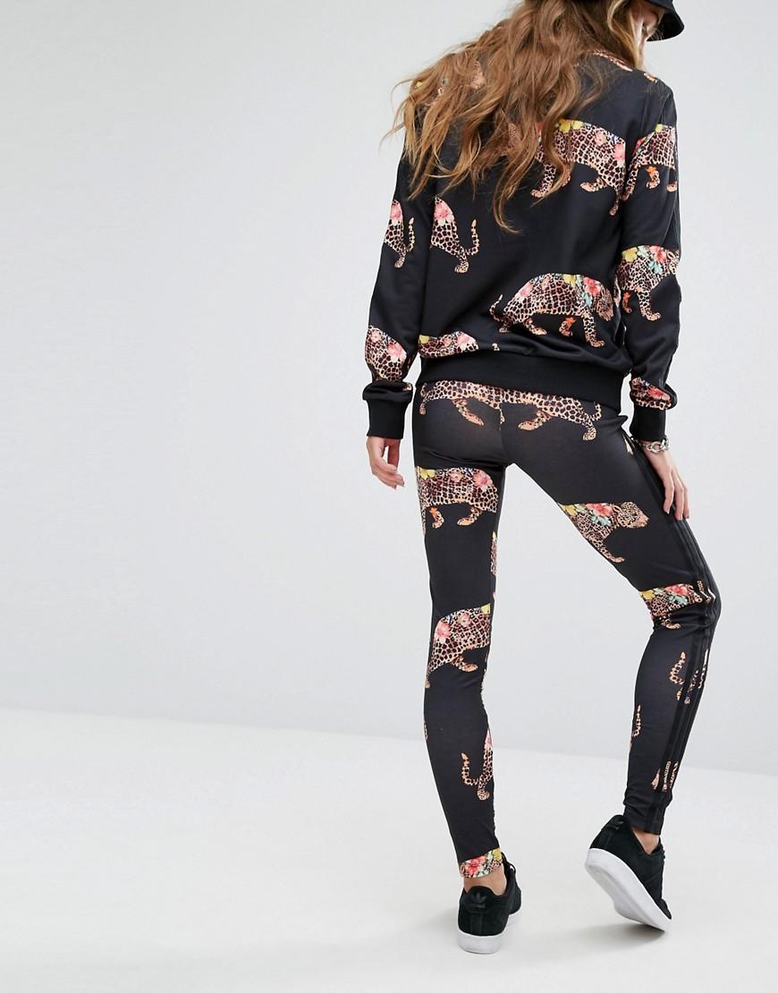 adidas originals animal print leggings