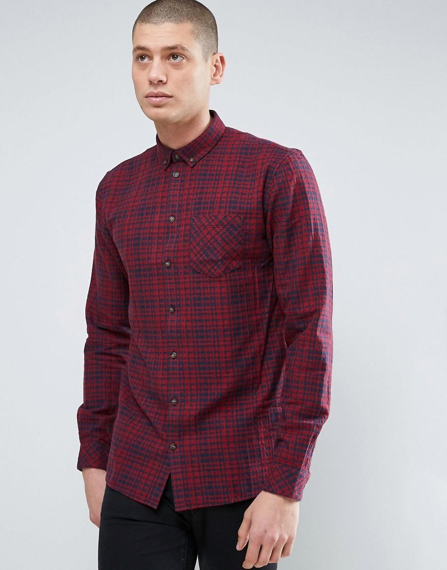 red flannel shirt men