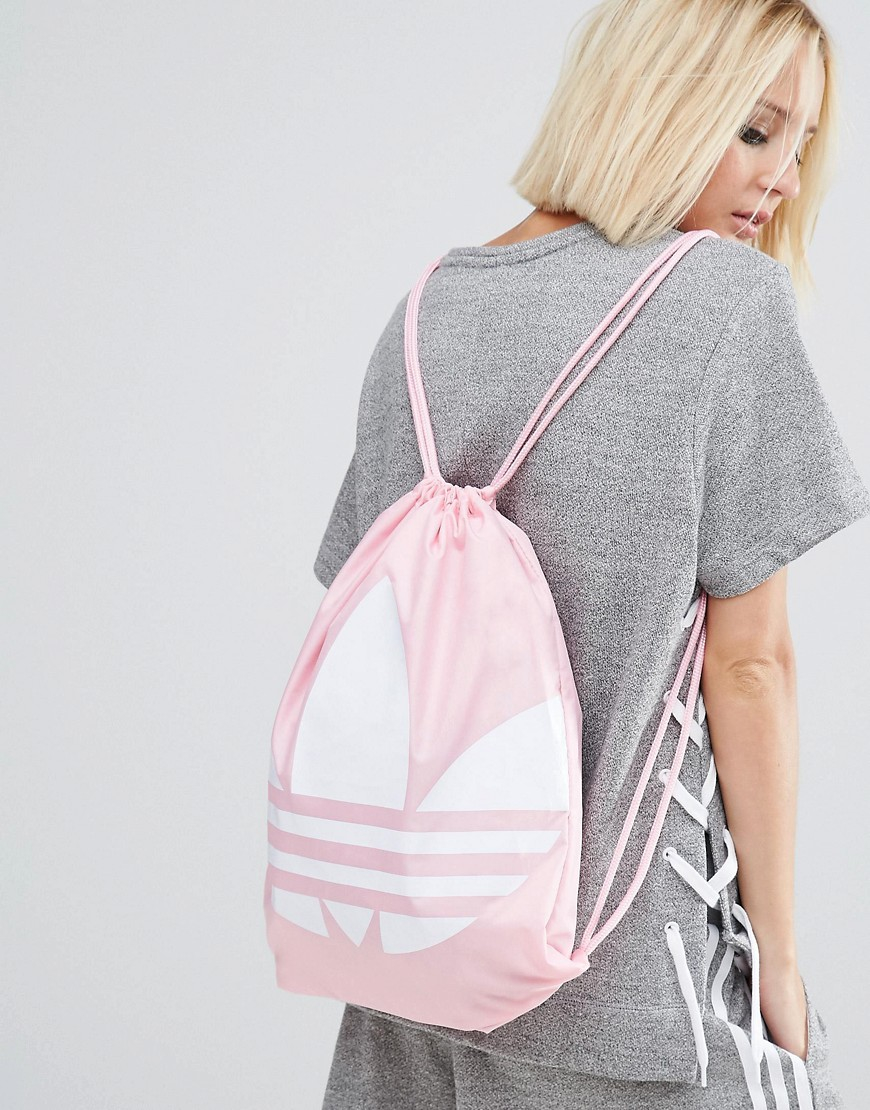 adidas classic trefoil backpack pink