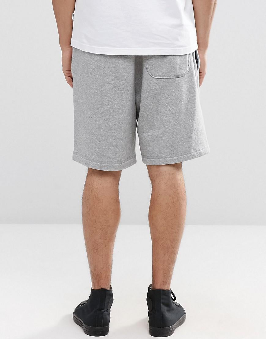 mens grey converse shorts