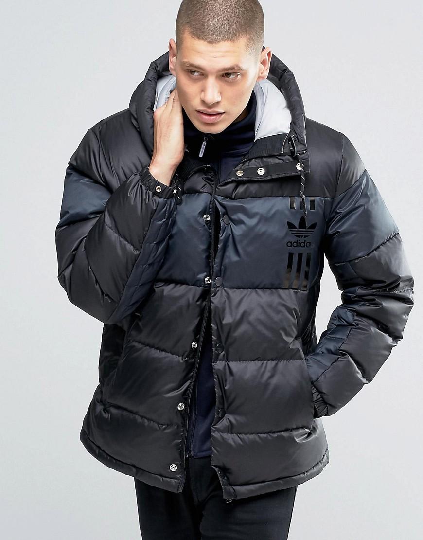 Lyst - Adidas Originals Id96 Quilted Jacket In Black Ay9155 in Black for Men