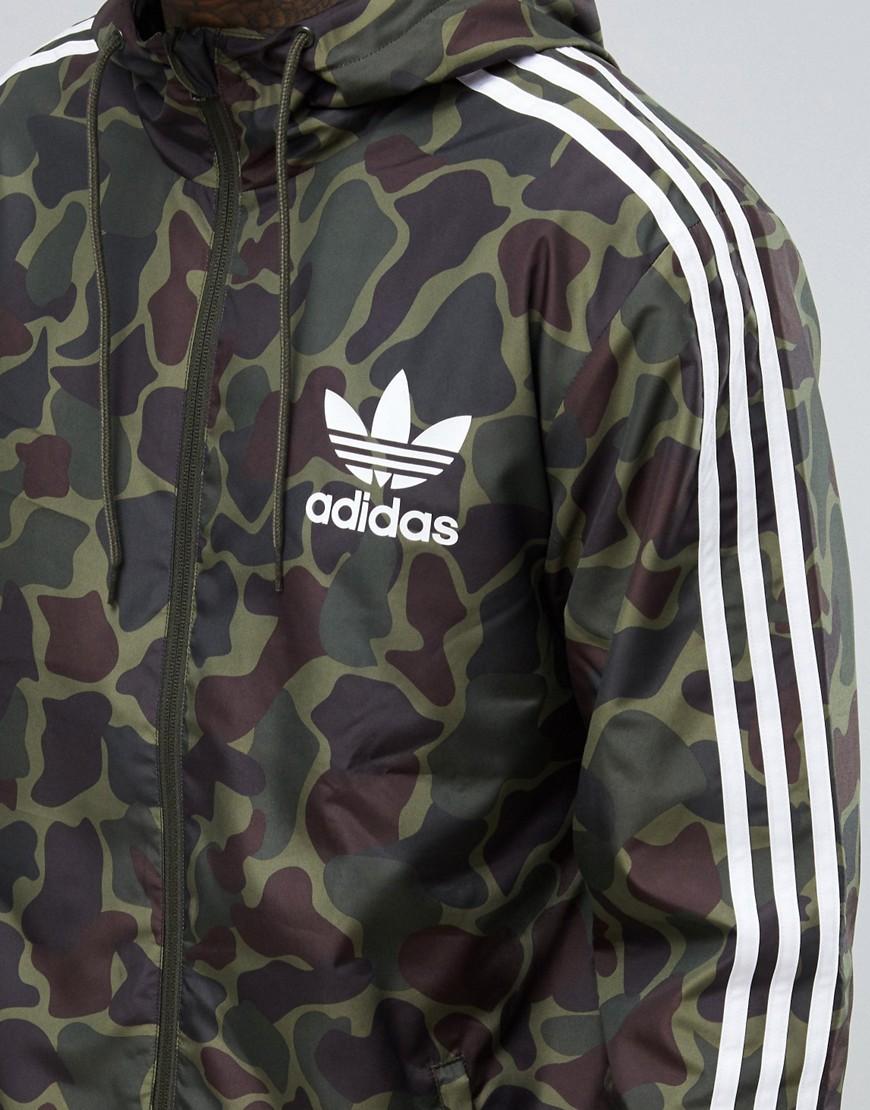 green adidas windbreaker