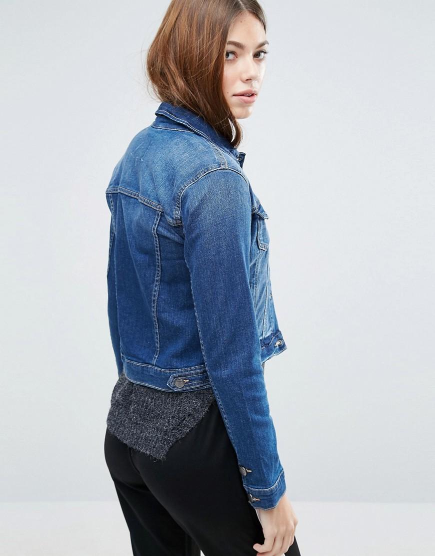 Lyst - Blend She Sofia Denim Jacket in Blue