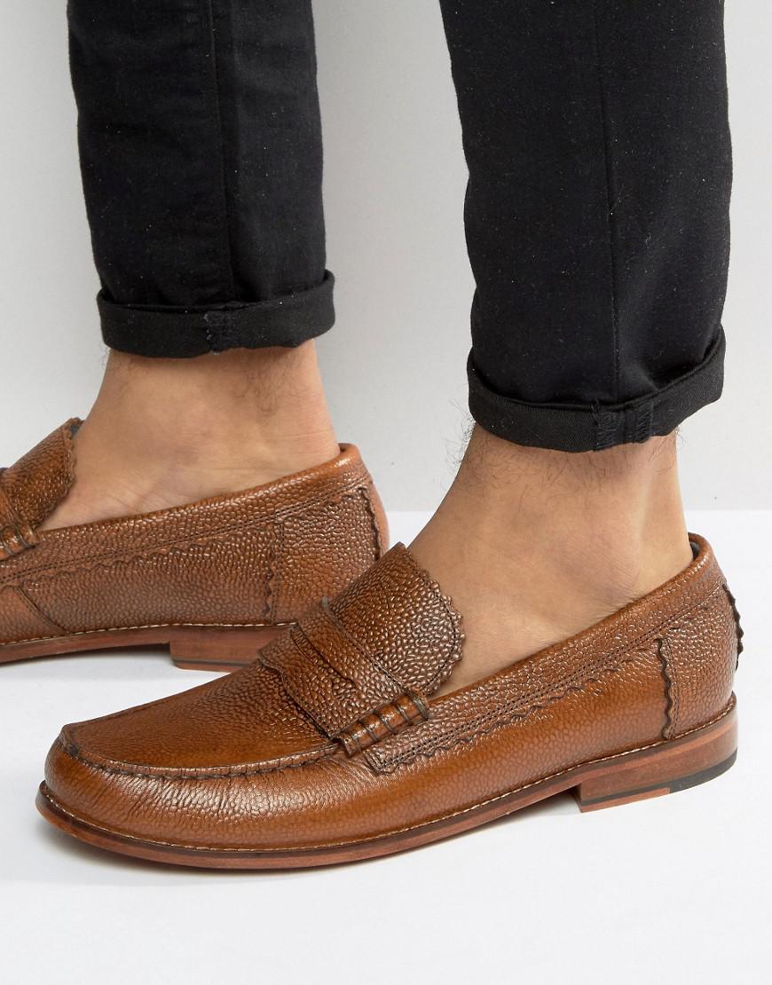grenson bethany tasseled leather loafers