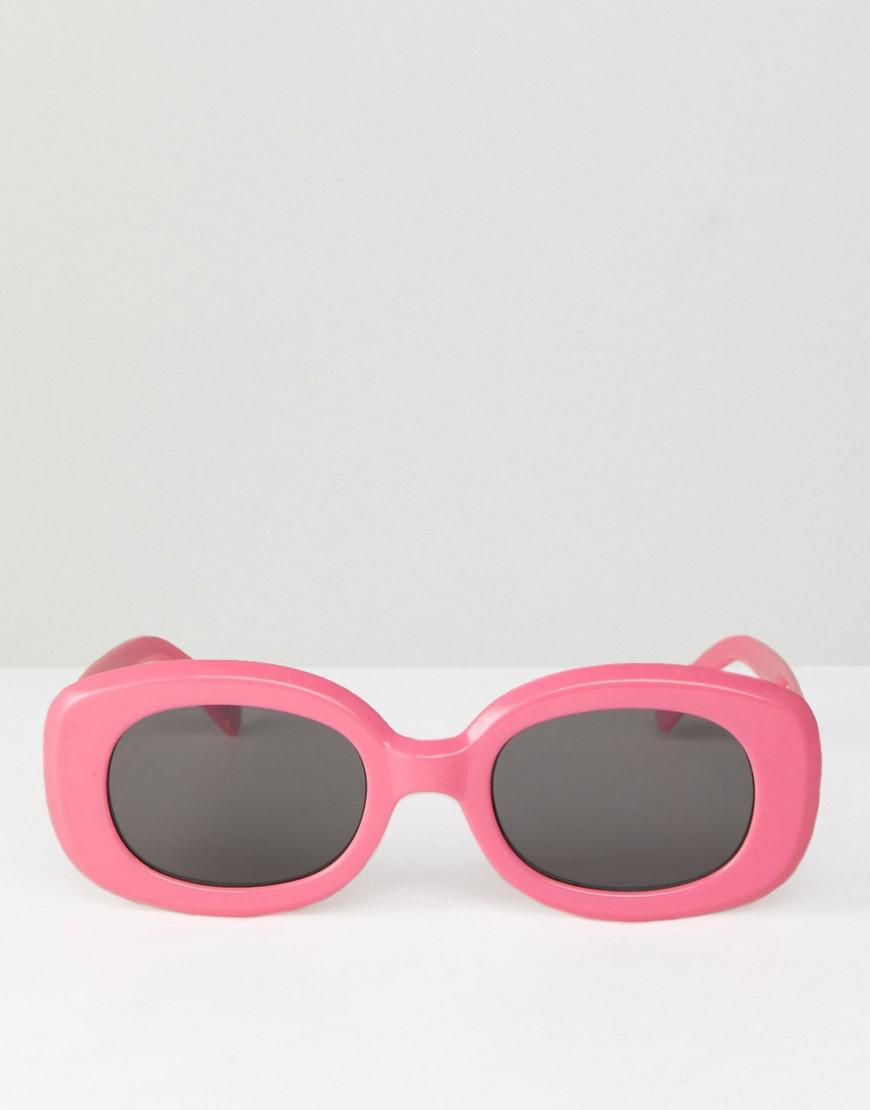 Coloris De Carres En Soleil Rose Lyst Lunettes 90s Asos VpSUzM
