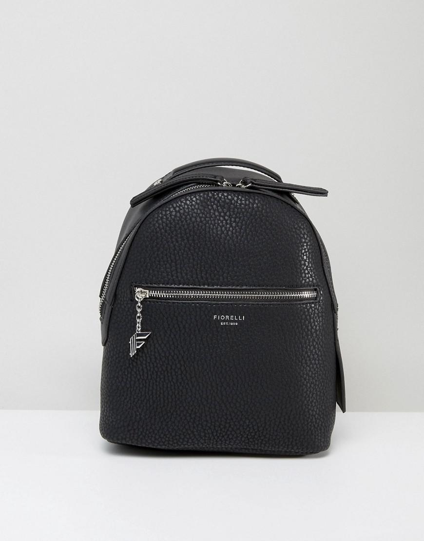 Fiorelli Mini Anouk Black Tumbled Backpack in Black - Lyst