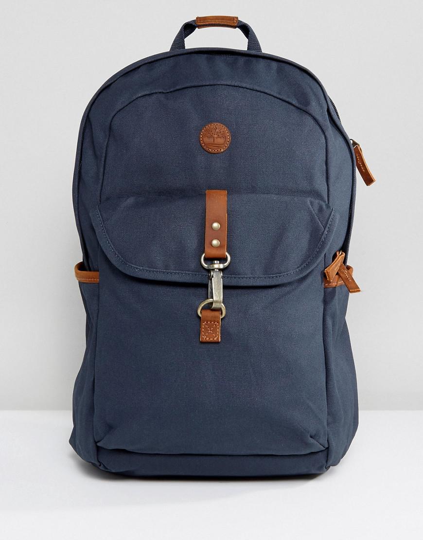 Lyst - Timberland Walnut Hill 20l Backpack Leather Trim In Navy in Blue ...