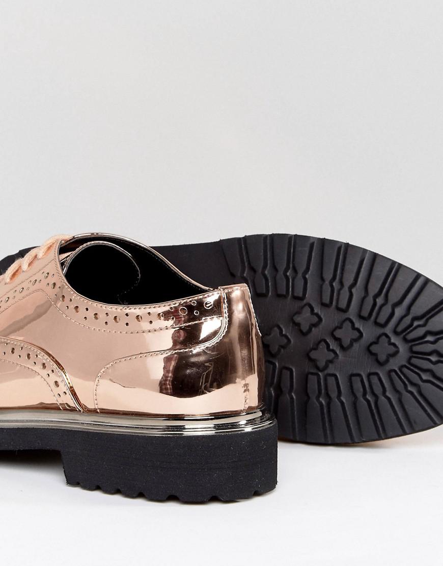 asos platform brogues