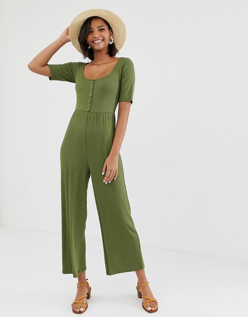 asos green jumpsuit