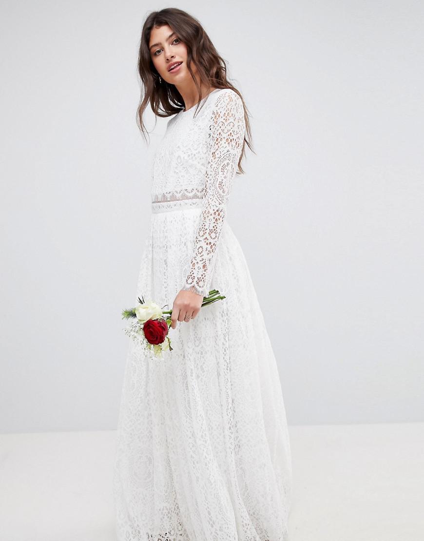 asos white floral maxi dress