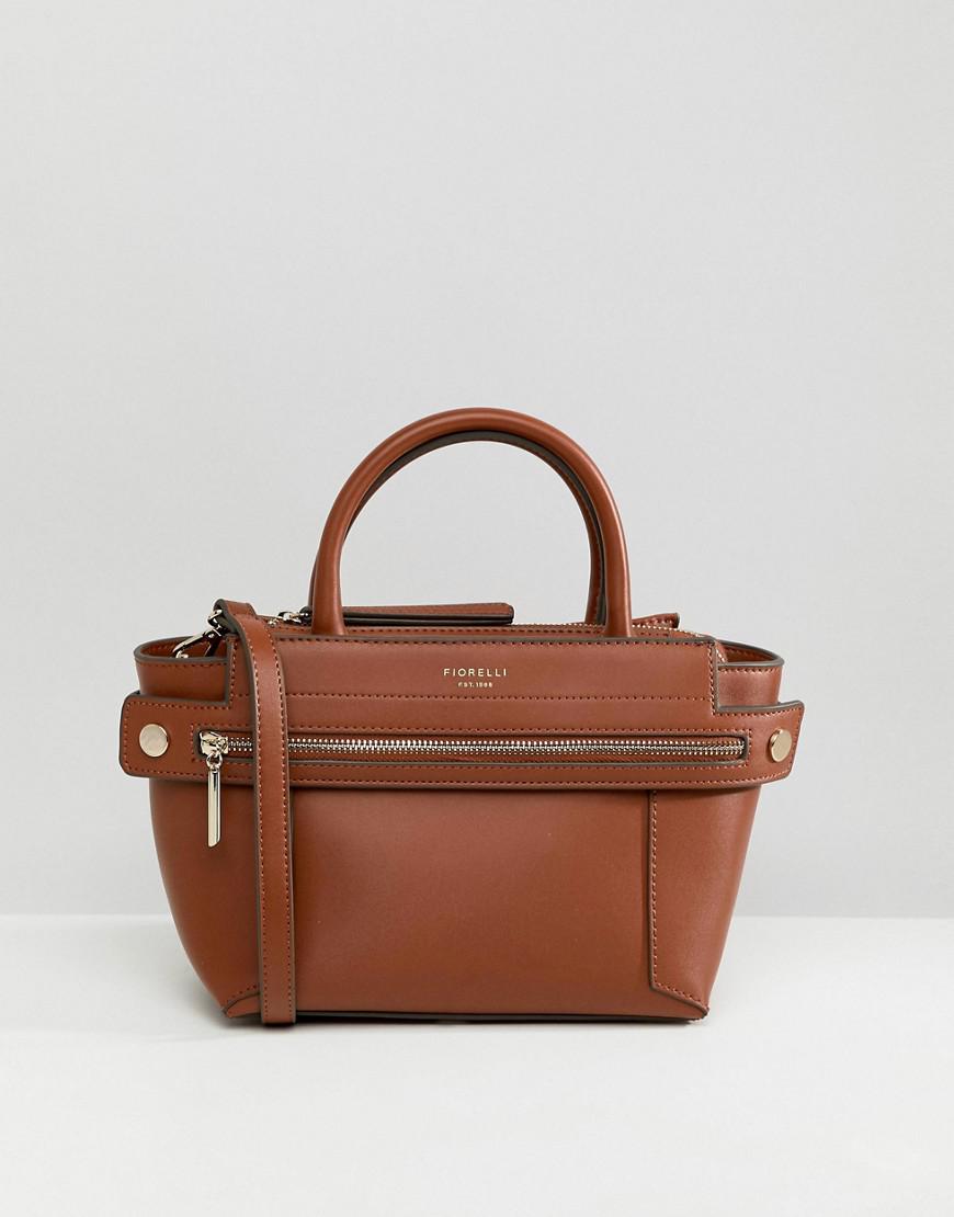 Fiorelli Abbey Mini Grab Tote Bag In Brown Lyst View Fullscreen