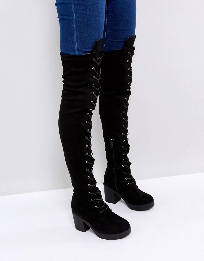 truffle collection thigh high boots