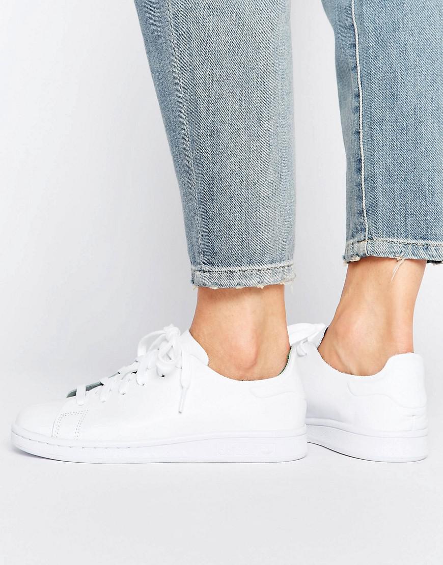 Lyst adidas stan smith premio cuoio formatori in bianco. Lyst adidas stan smith premio cuoio formatori in bianco.