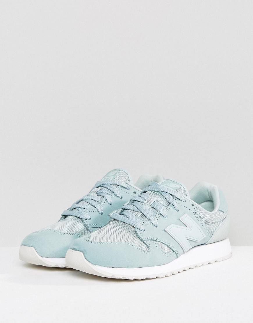 New Balance 520 Suede Trainers In Mint Green Lyst New Balance 520 Suede Trainers In Mint Green Lyst