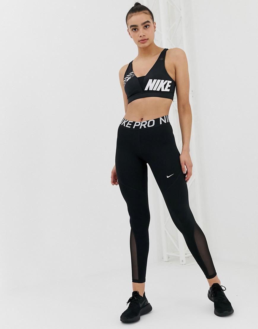 Nike Nike Pro Training Leggings In Black in Black - Lyst