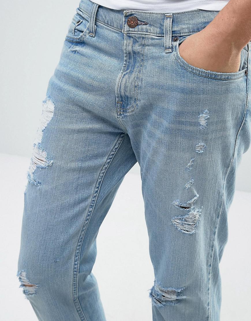 hollister ripped jeans men