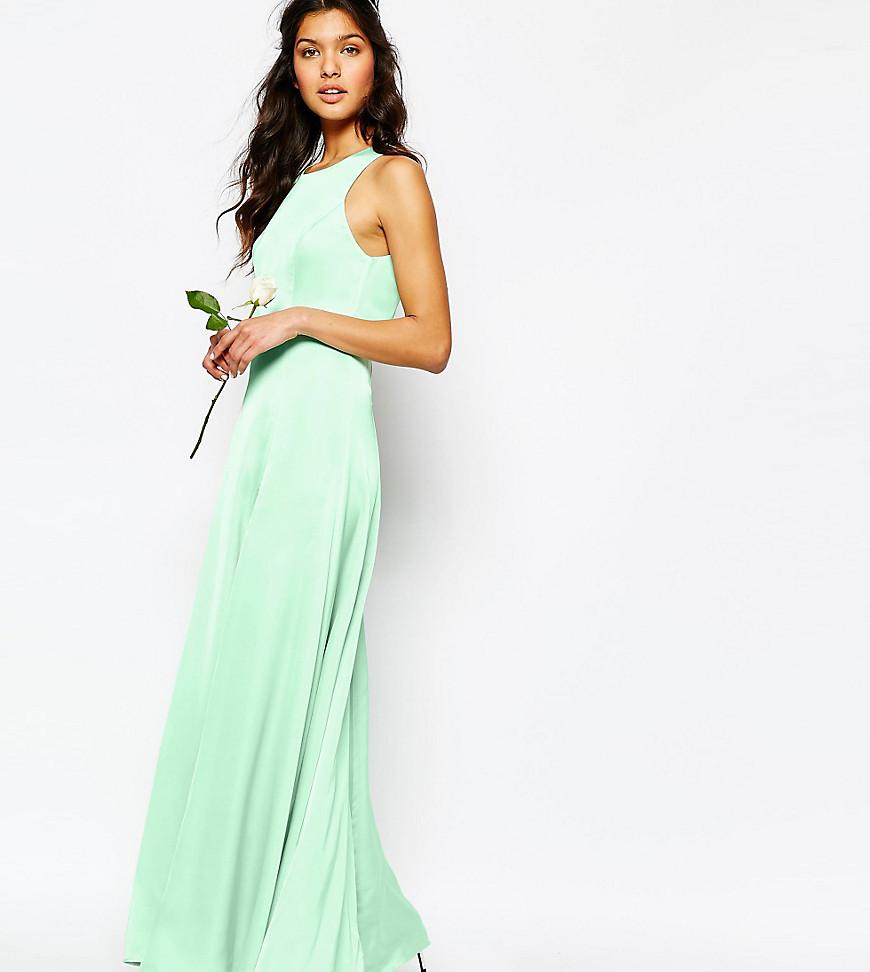 Lyst - Fame & Partners Asleigh Maxi Dress With Open Back And Side ...