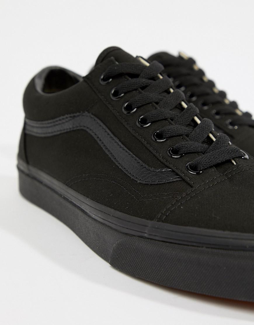 vans old skool trainers in black vd3hbka vans old skool trainers in black vd3hbka