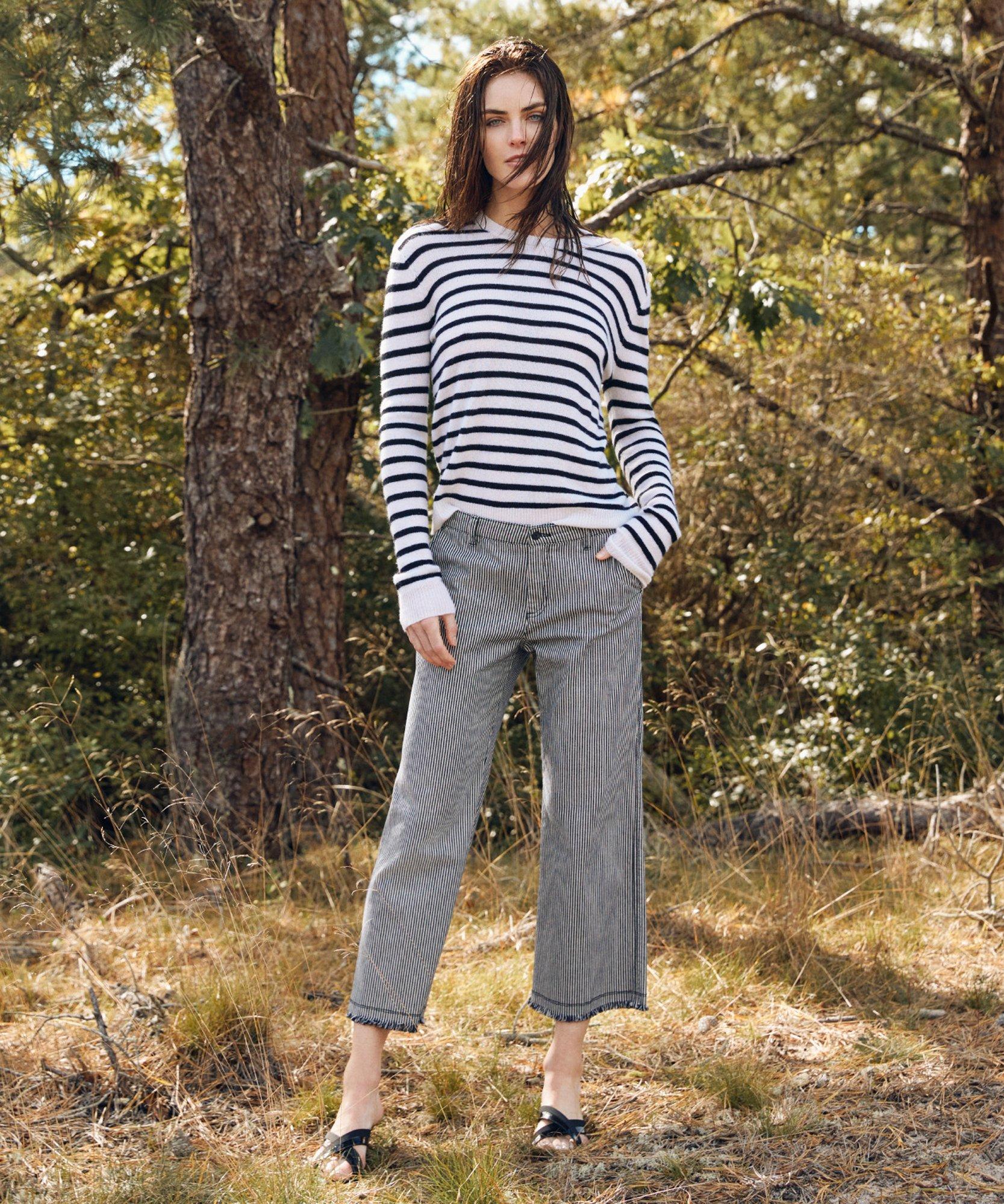 railroad stripe pants