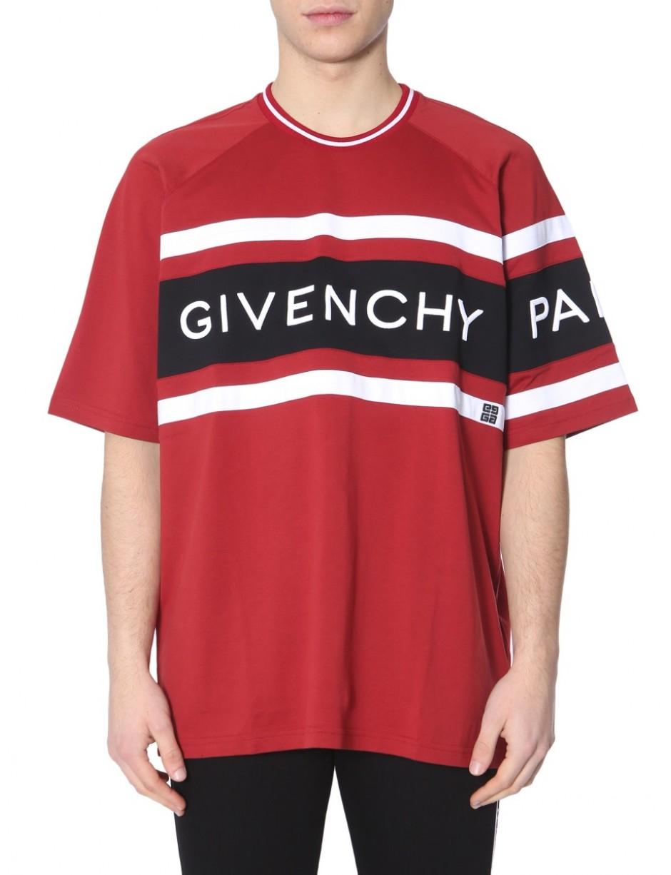 Givenchy Crew Neck T-shirt in Red for Men - Lyst