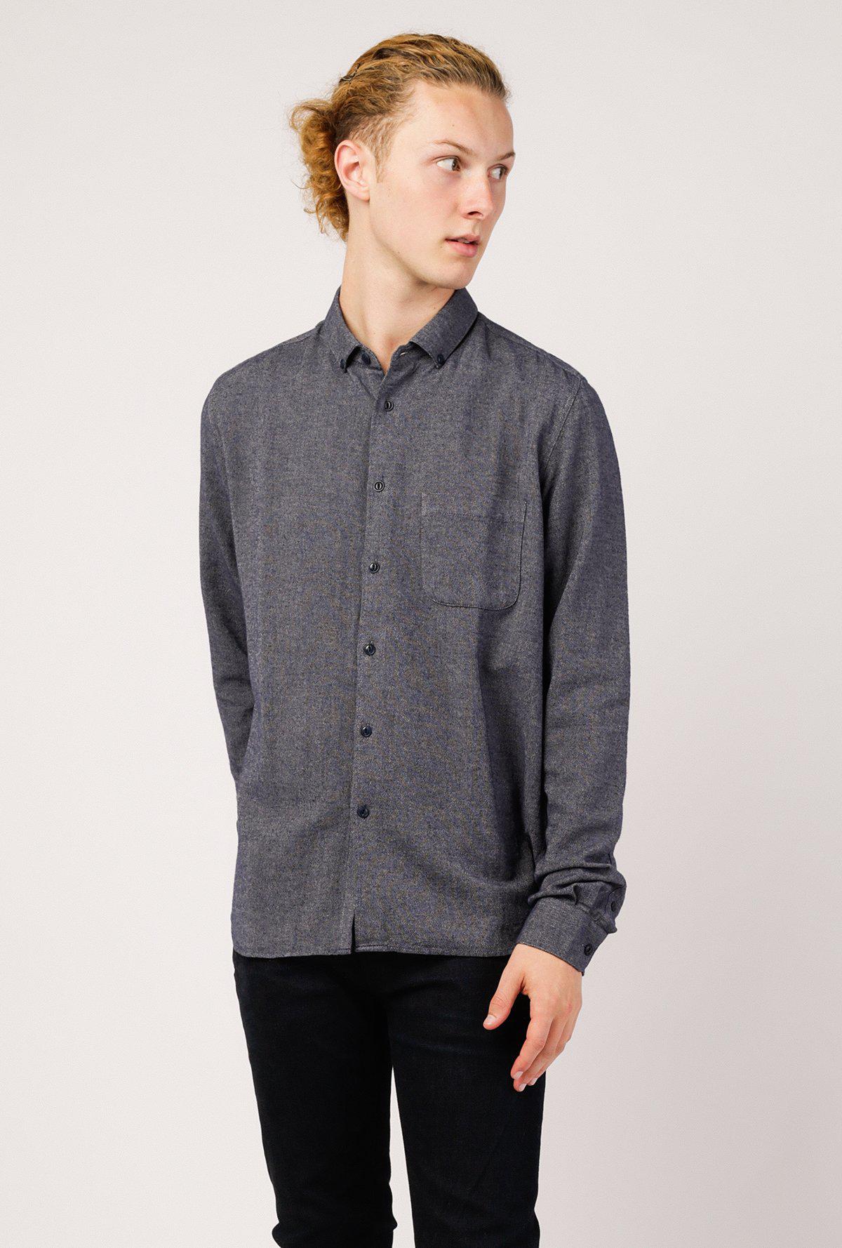 You Must Create YMC Black Houndstooth Curtis Shirt
