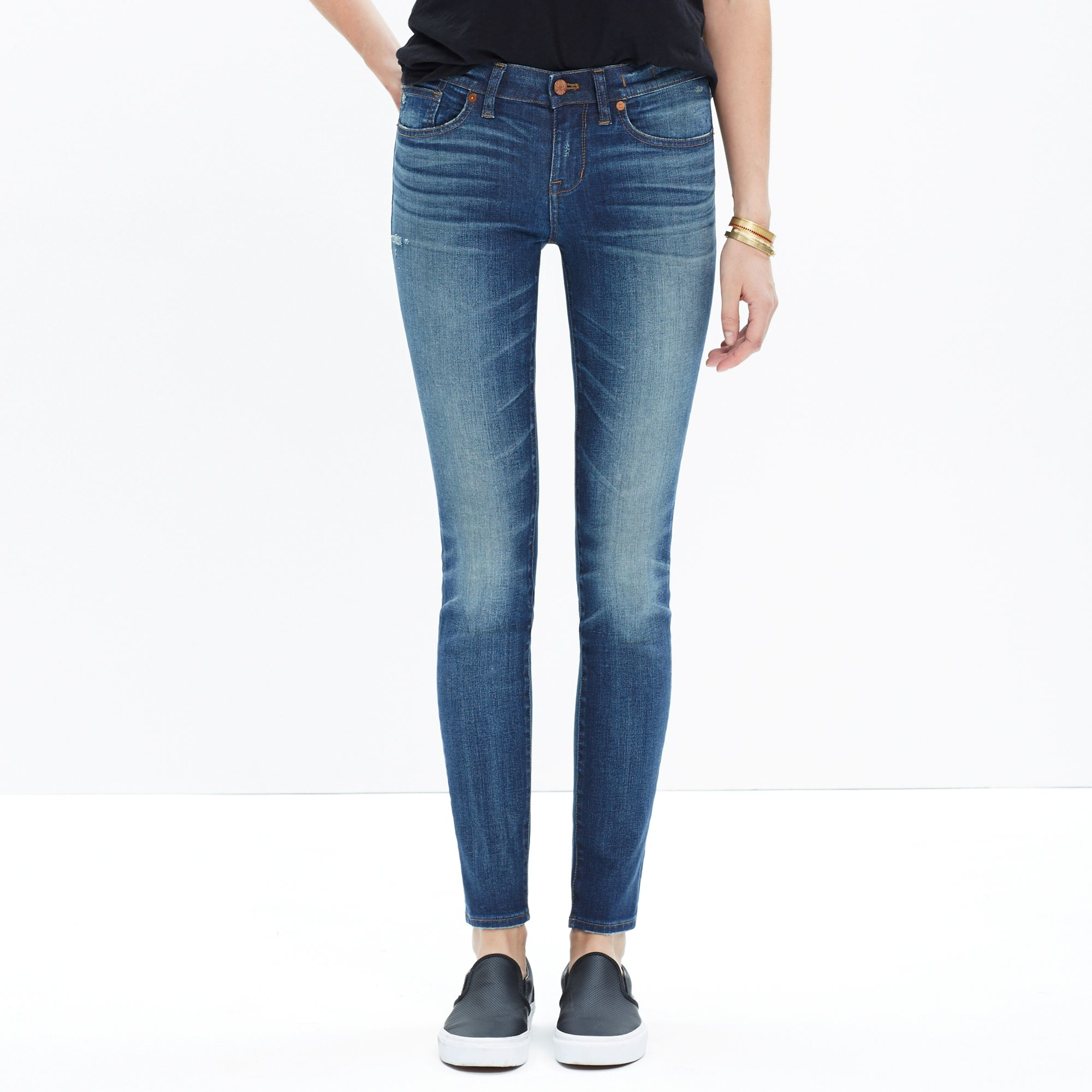 Lyst - Madewell Taller Skinny Skinny Jeans In Edmonton Wash in Blue