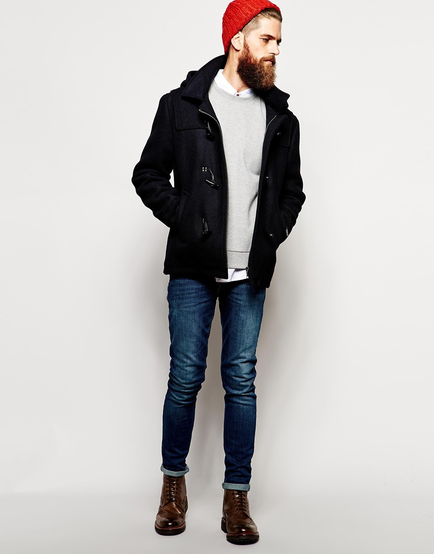 Scotch Soda Men S Peacoat With Insert Gogomen Men Hooded Jacket