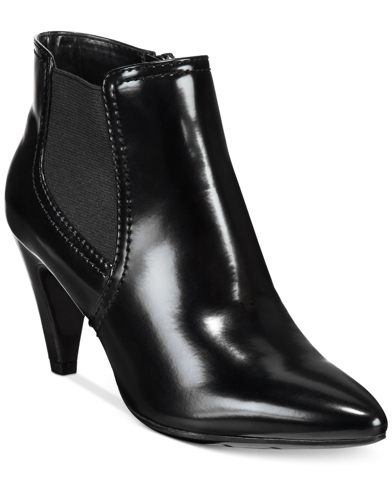 Lyst - Bandolino Karona Stretch Dress Ankle Booties in Black