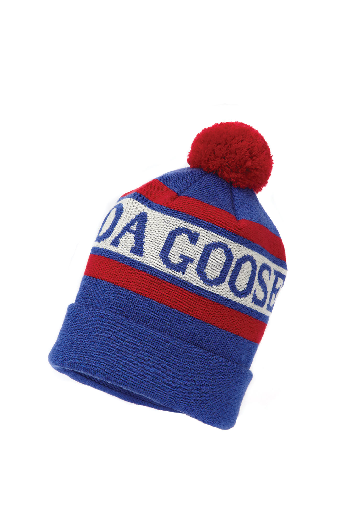 canada goose hat with pom pom