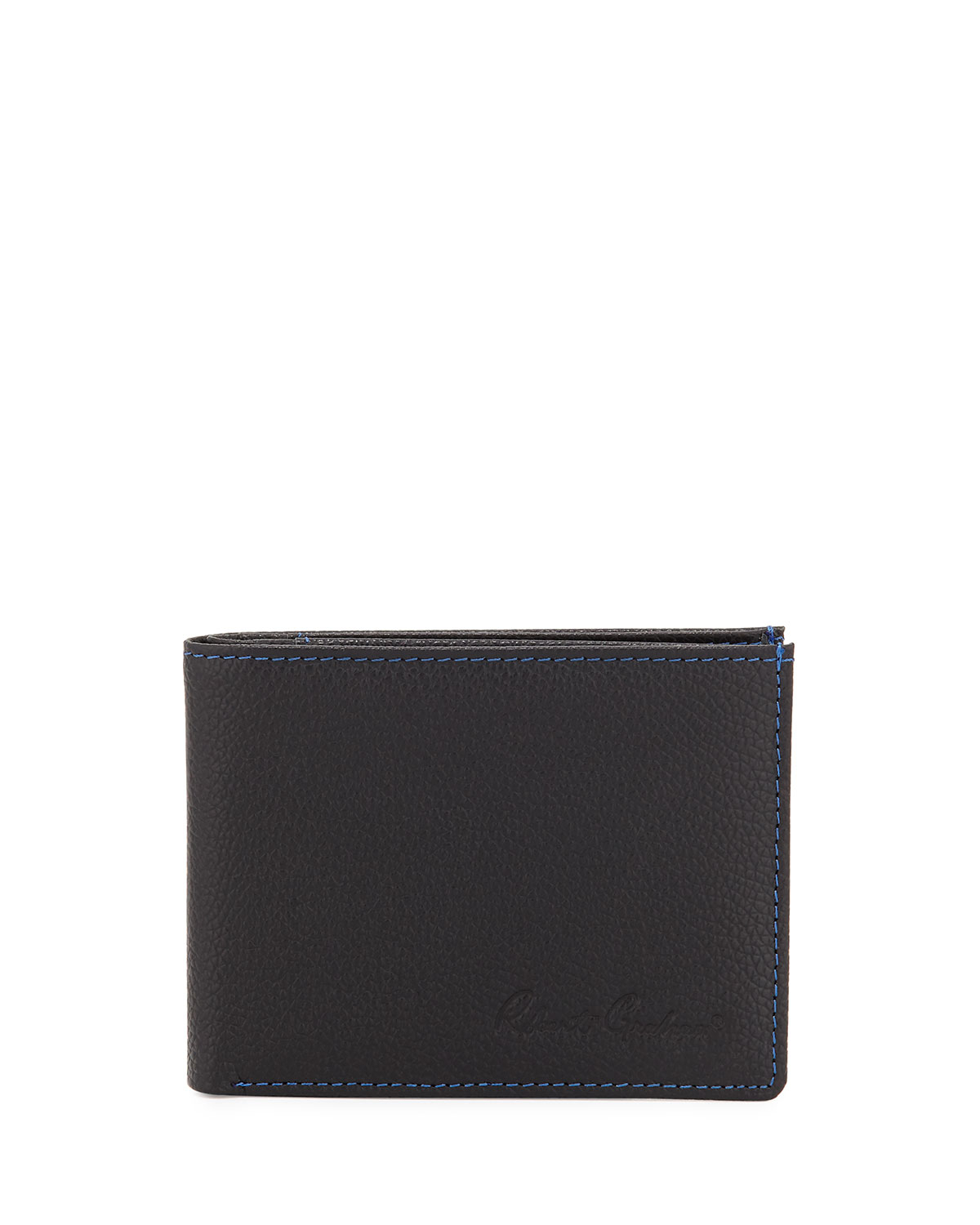 Robert graham Pratt Leather Bi-fold Wallet in Black for Men | Lyst