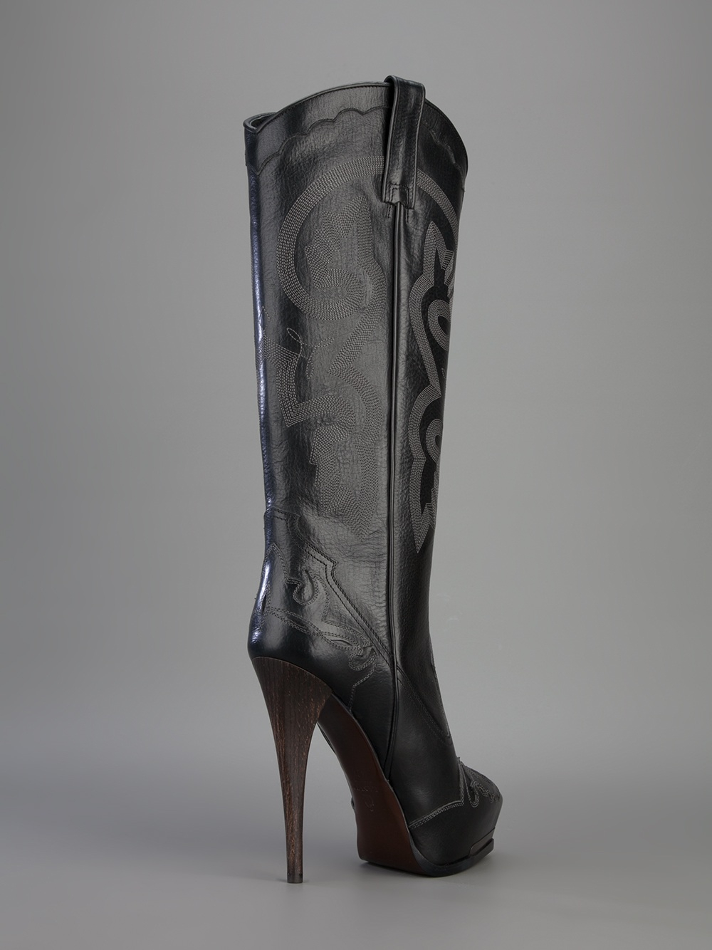 women knee high western boots
