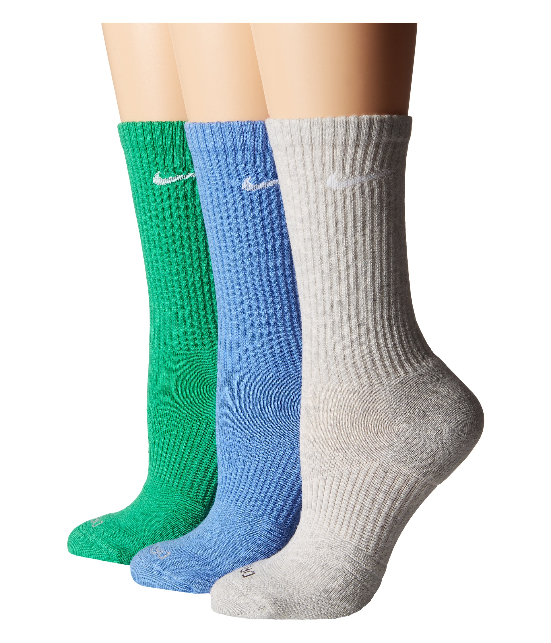 Nike dri fit womens crew socks 3 pair