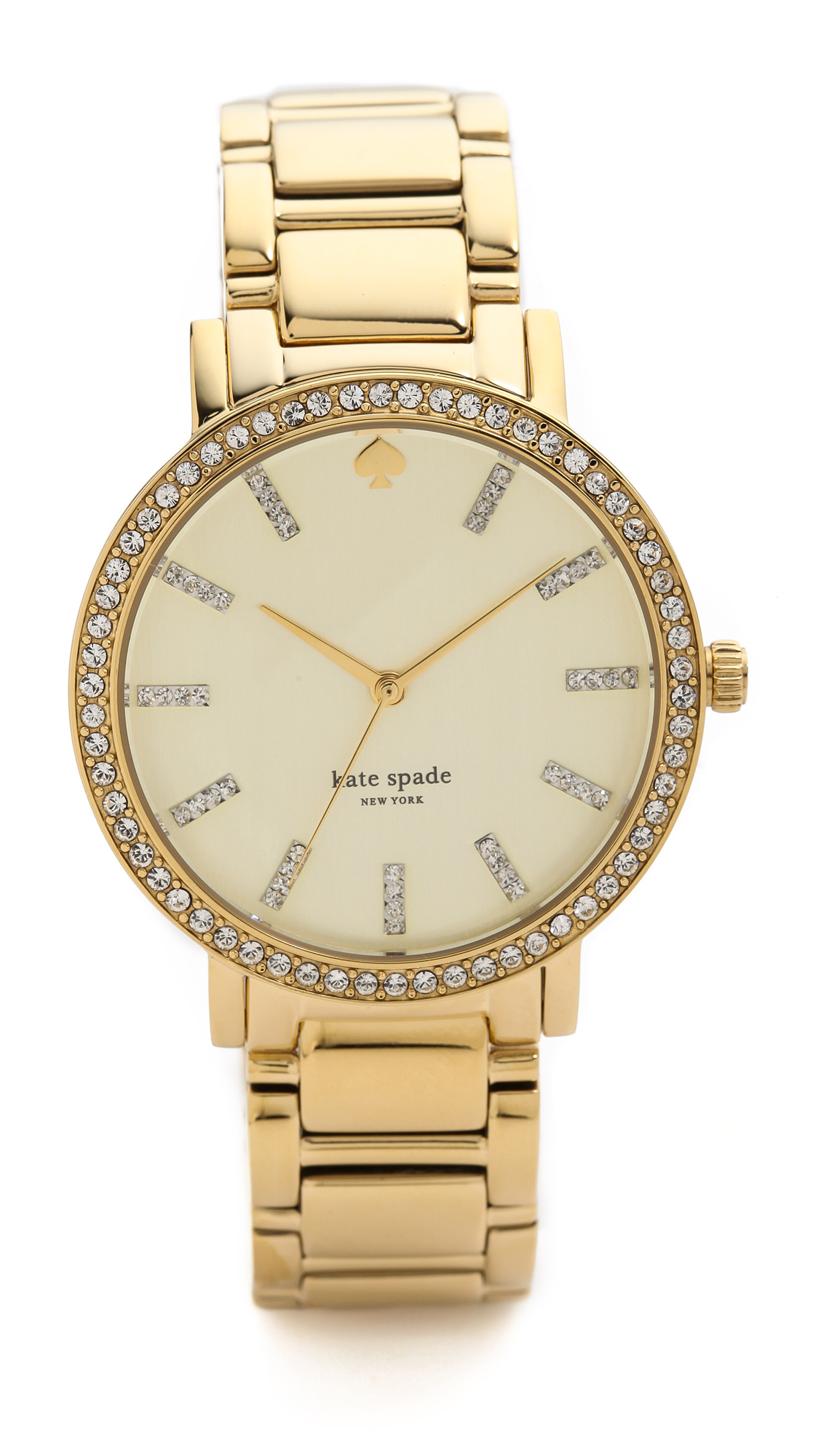Lyst Kate Spade New York Gramercy Grand Pave Bracelet Watch Gold
