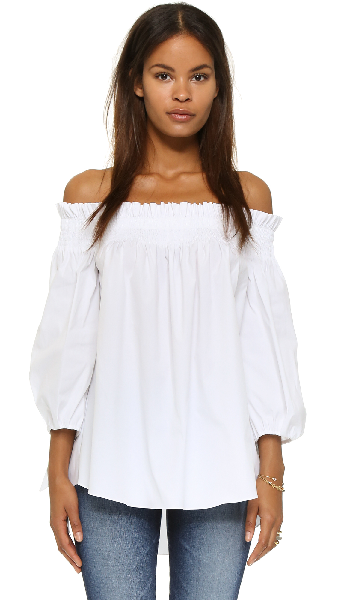 Caroline constas Lou Off The Shoulder Blouse in White | Lyst1128 x 2000