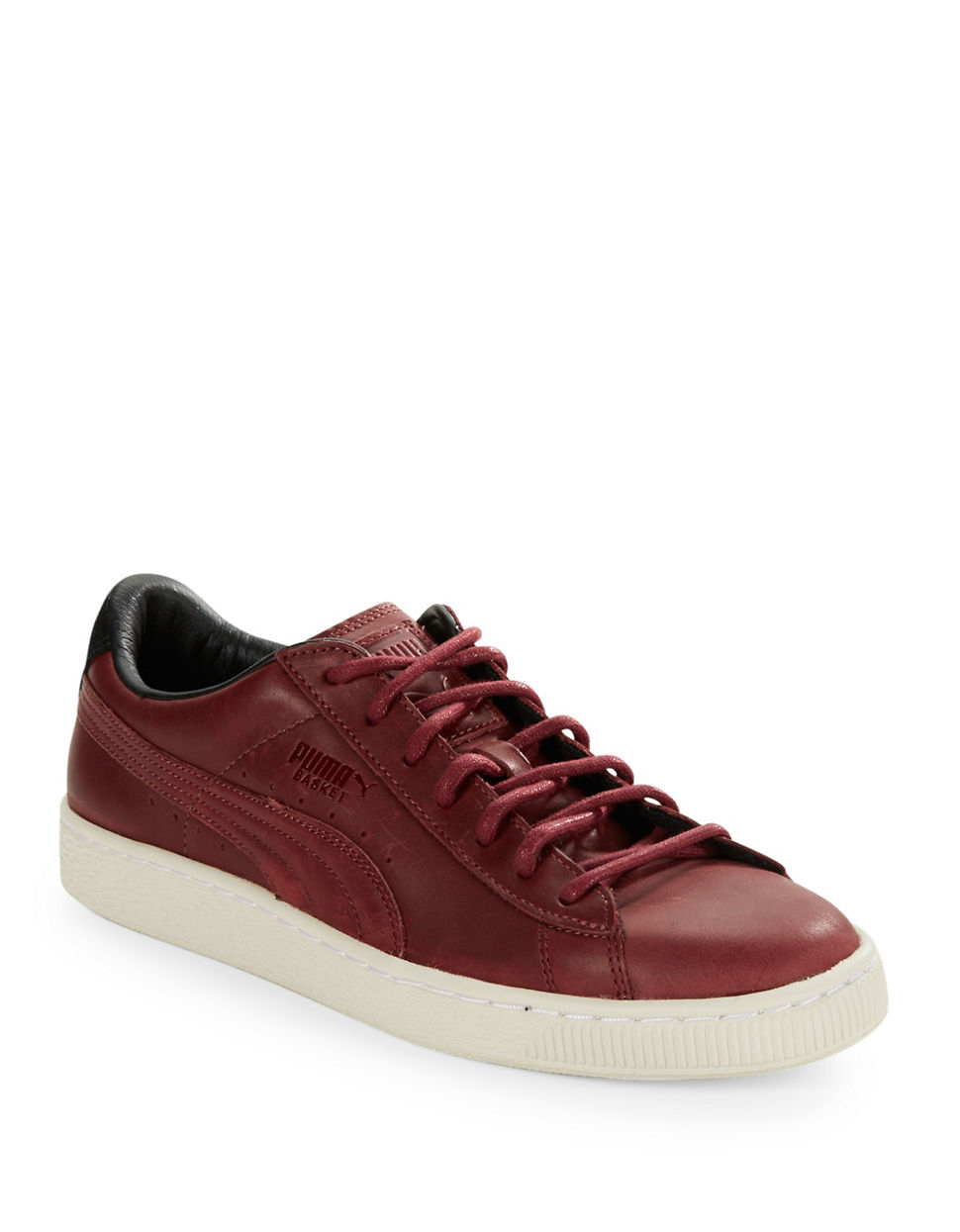 Lyst - Puma Basket Citi Series Leather Sneakers in Red for Men