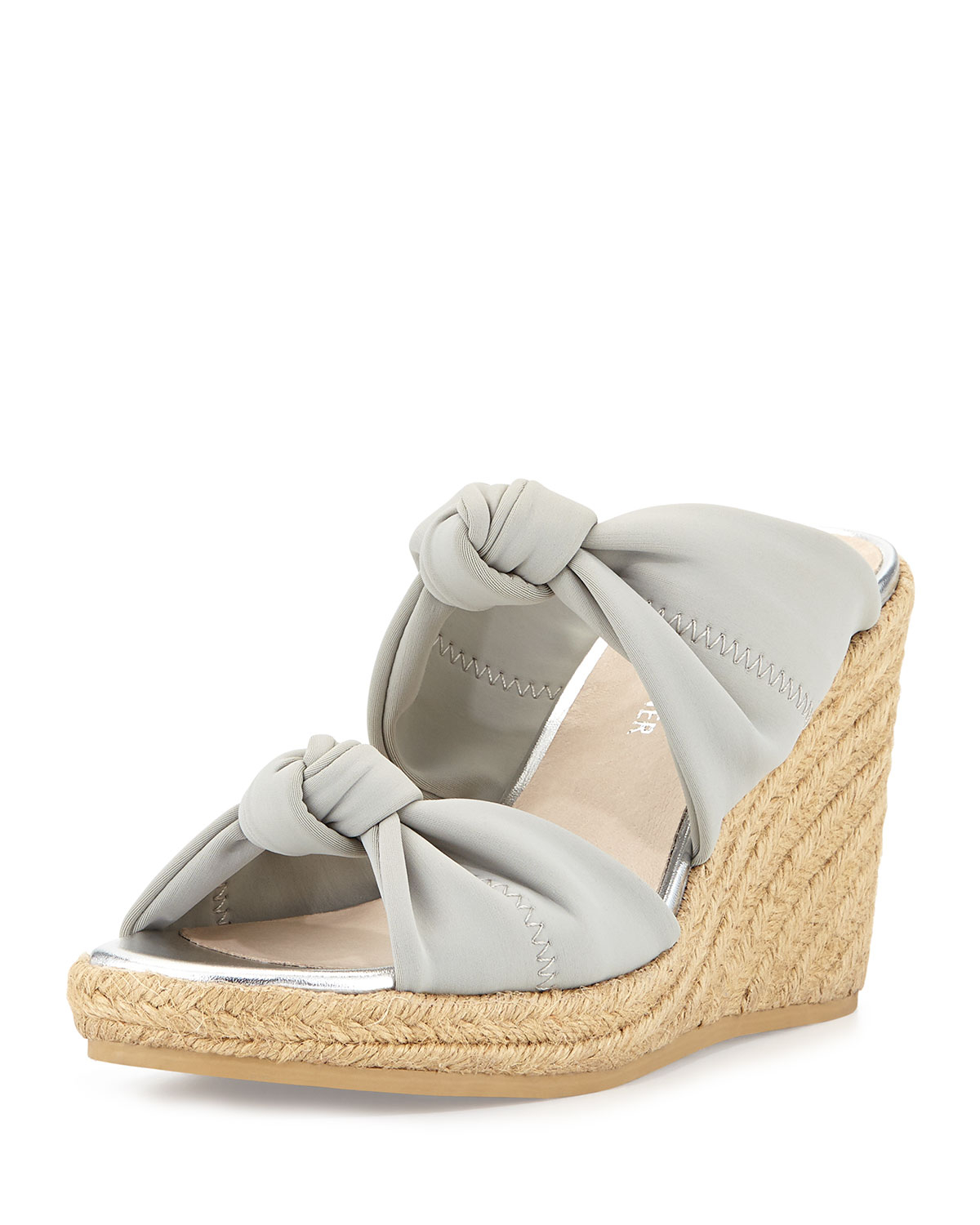 Lyst - Donald J Pliner Wila Knotted Wedge Sandal in Gray