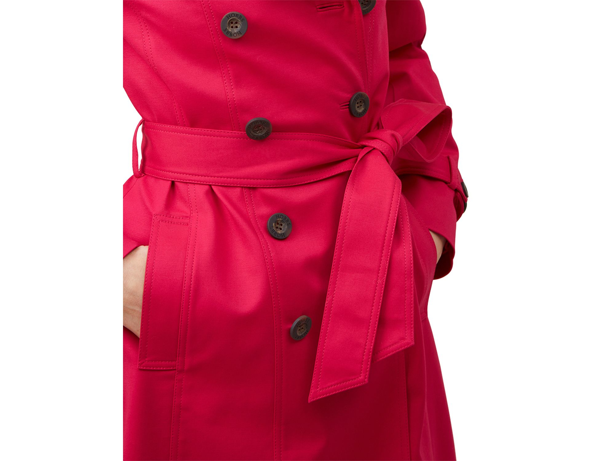 Hobbs Saskia Trench Coat - 100% Bloomingdale's Exclusive in Red | Lyst
