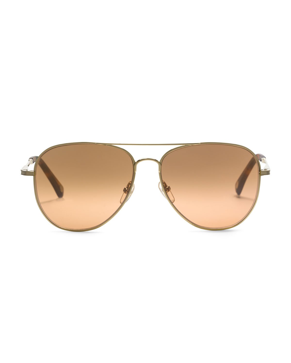 Michael Kors Updated Aviator Sunglasses In Gold Lyst 3742