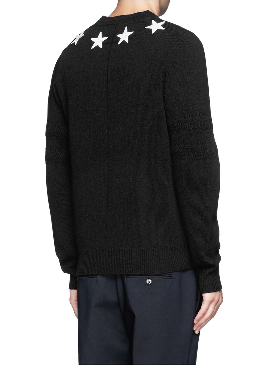 mens givenchy star jumper