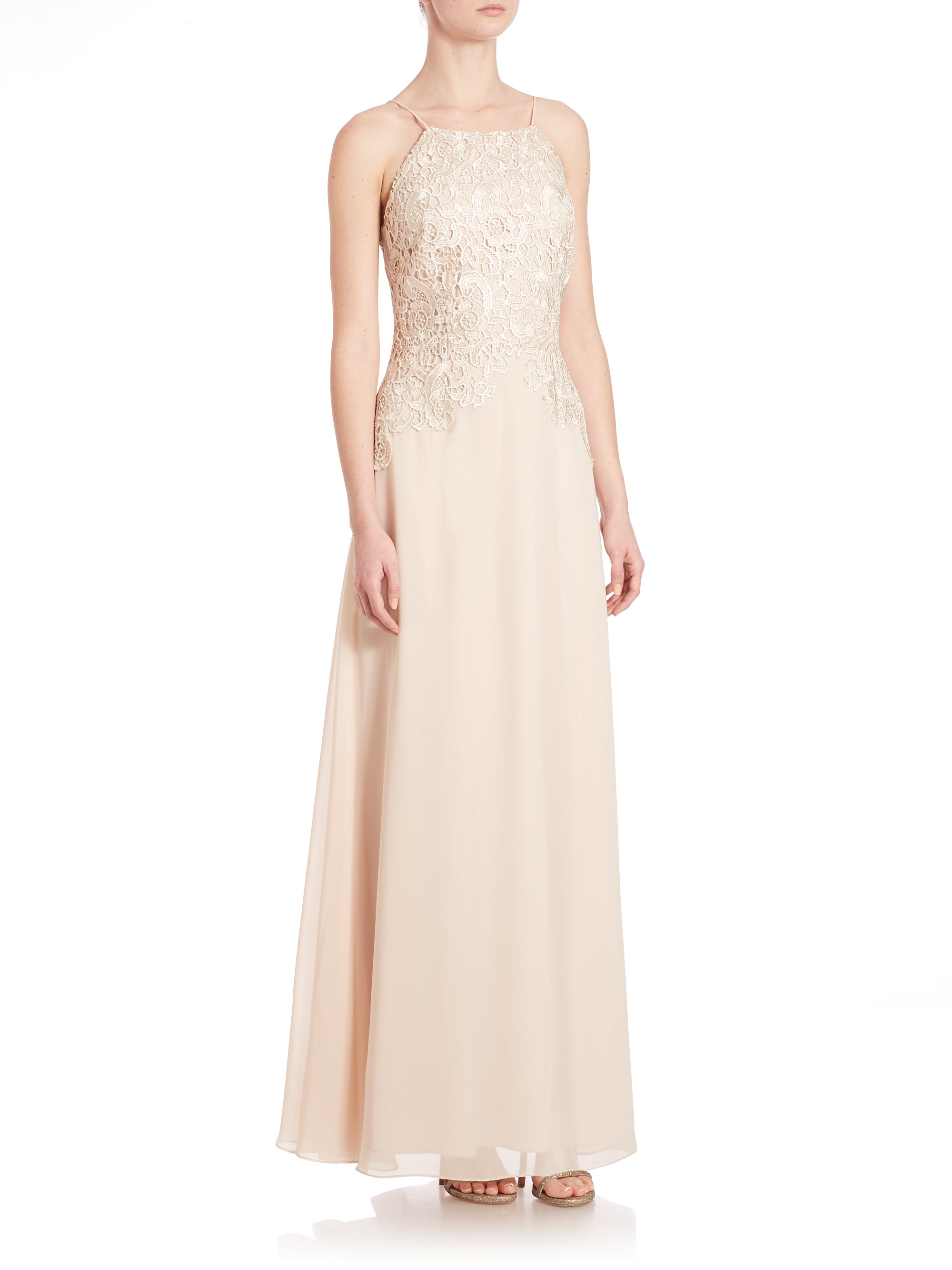 Aidan Mattox Lace Dress