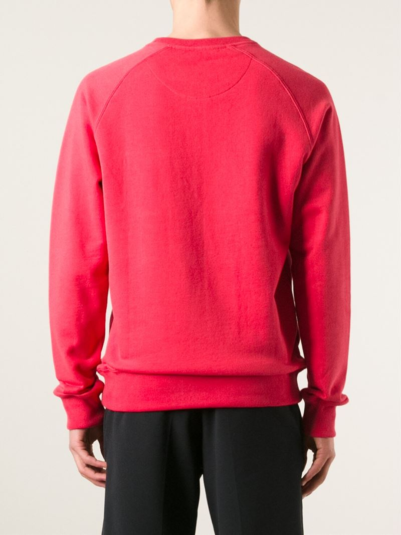 Lyst - Palace Crew Neck Sweatshirt in Red for Men