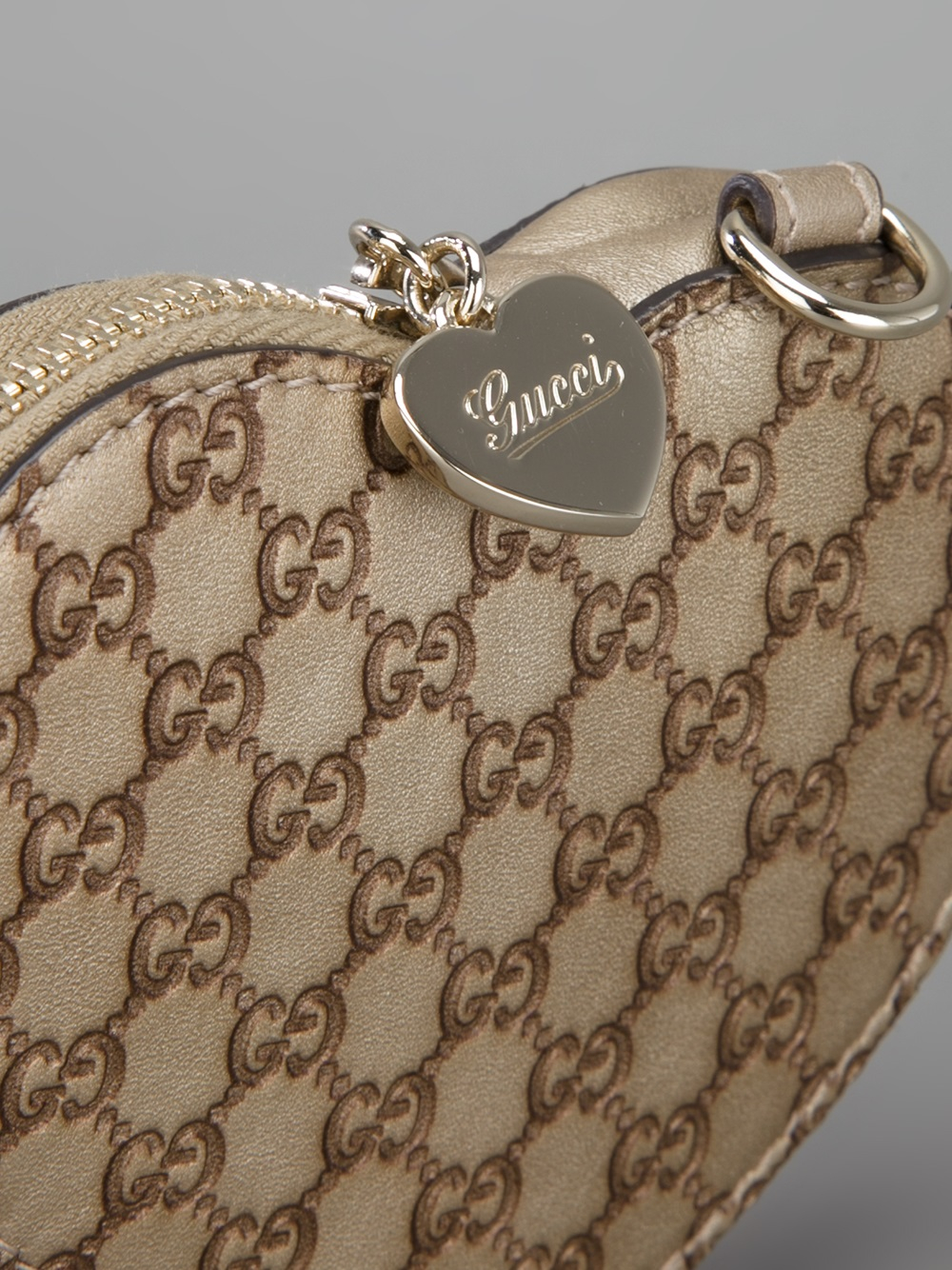 Gucci Heartshaped Purse in Brown Lyst