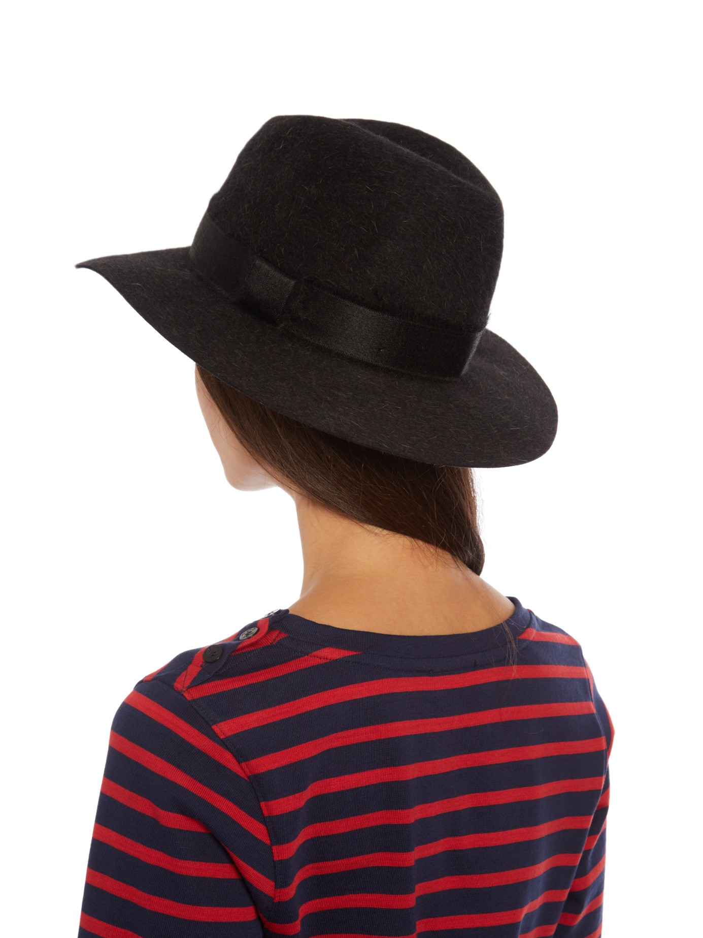 Lyst - Rag & Bone Floppy Brim Rabbit-fur Felt Fedora Hat ...