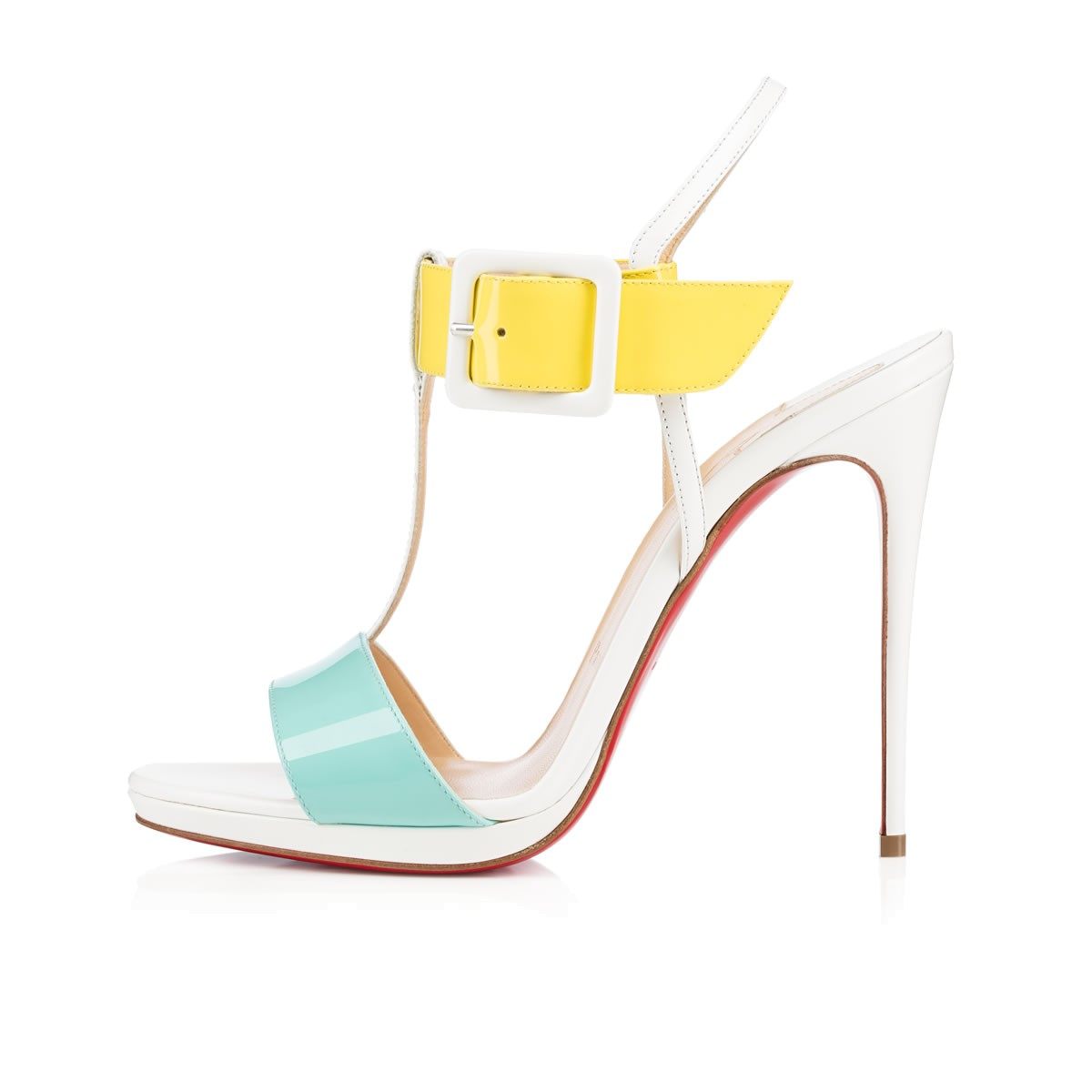 christian louboutin Beltega colorblock sandals | Boulder Poetry Tribe