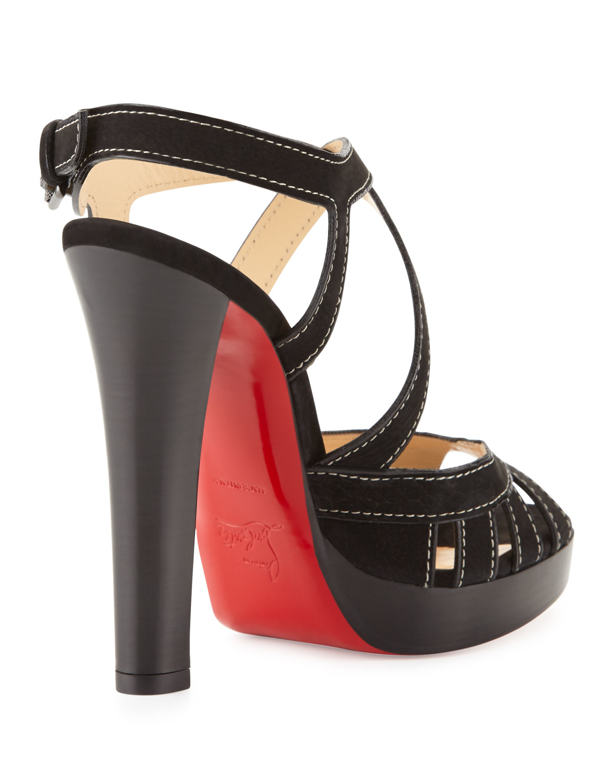 Christian louboutin Trescity in Black | Lyst