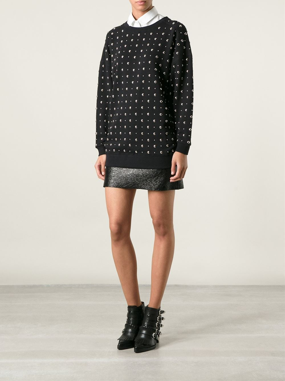 saint laurent women's sweatshirt