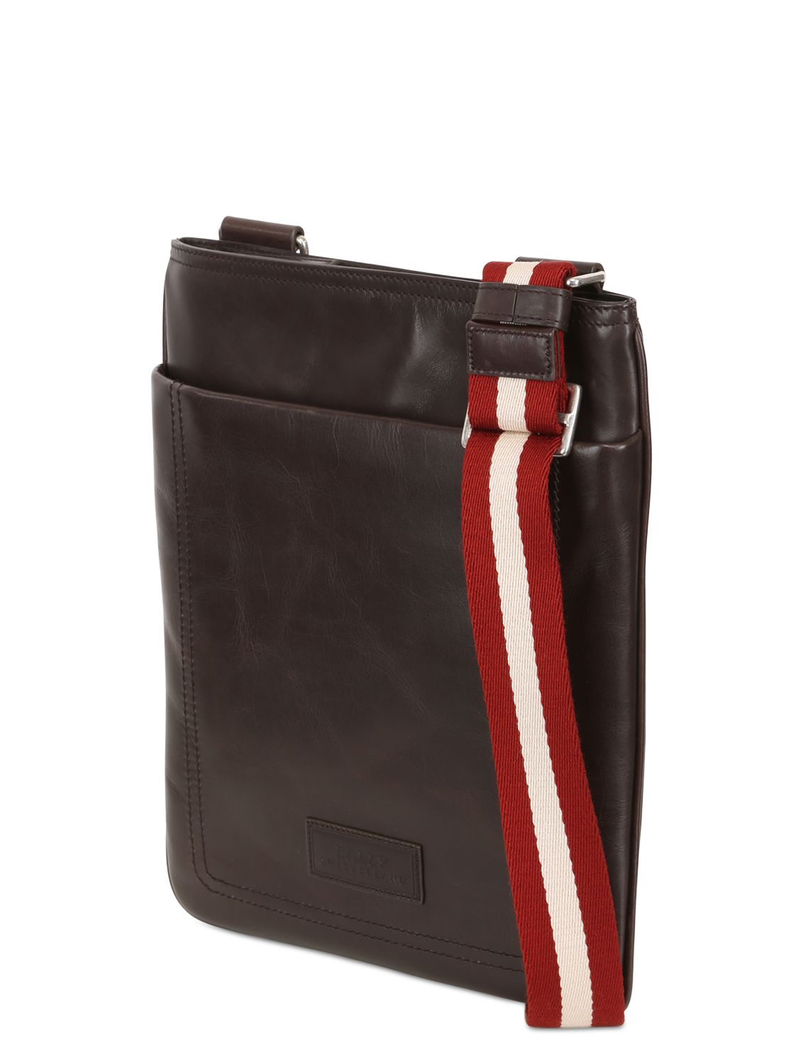 Bally Leather Crossbody Bag in Brown for Men - Lyst