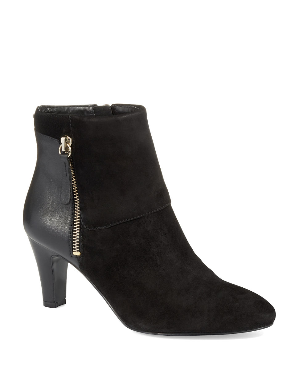Bandolino Woodford Ankle Boots in Black | Lyst